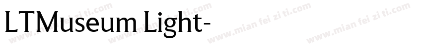 LTMuseum Light字体转换